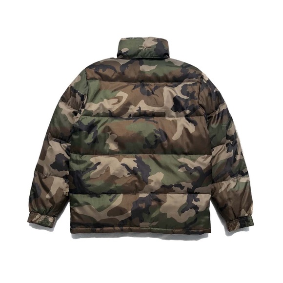 Alpha Industries Camo Down Puffer Jacket - Picture 11 of 11